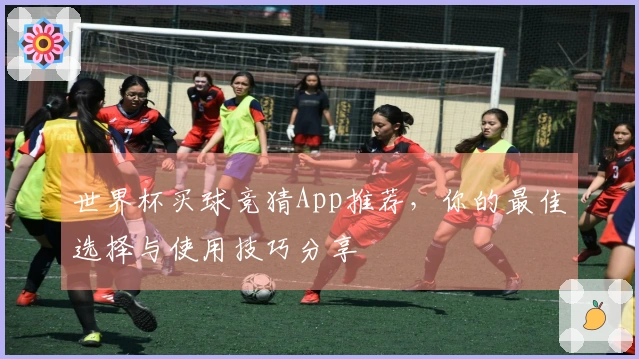 世界杯买球竞猜App推荐，你的最佳选择与使用技巧分享